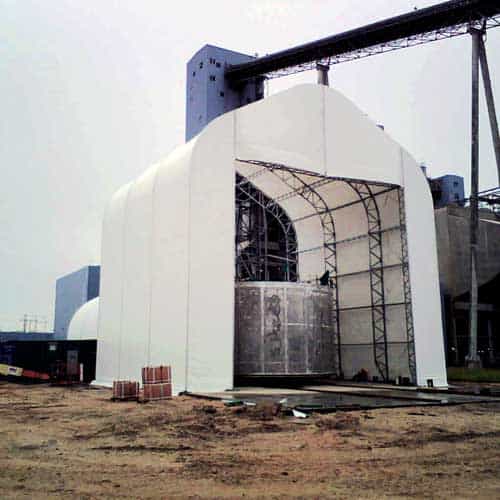 Alaska Structures fabric building for the manufacturing industry