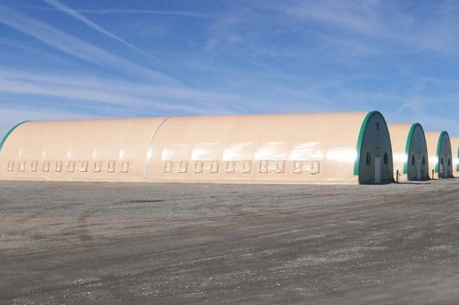 Alaska Structures SQ modular building for workforce housing SQ Series™ fabric buildings from Alaska Structures® provide a robust and efficient solution for scaling up modular workforce accommodations for large mining and construction projects.