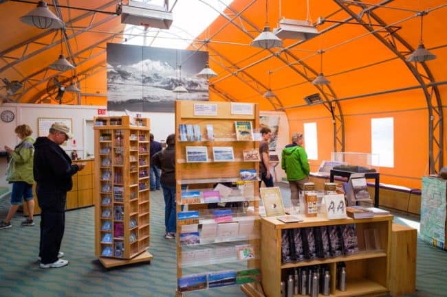 A DAGB Series™ fabric building is used as a tour and information center at the Toklat River Rest Area in the Denali National Park and Preserve in Alaska.