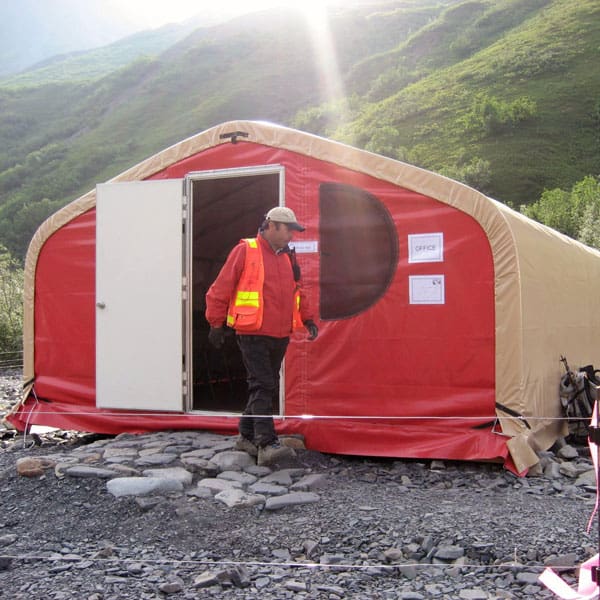 GB Series of fabric shelters for field offices