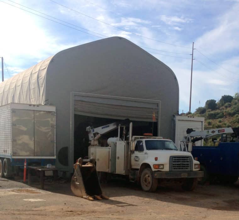 Fabric-covered Fabrication and Maintenance Workshop