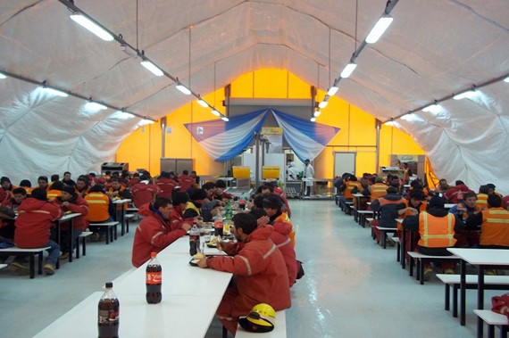 Fabric Structures Dining Facility Cafeteria