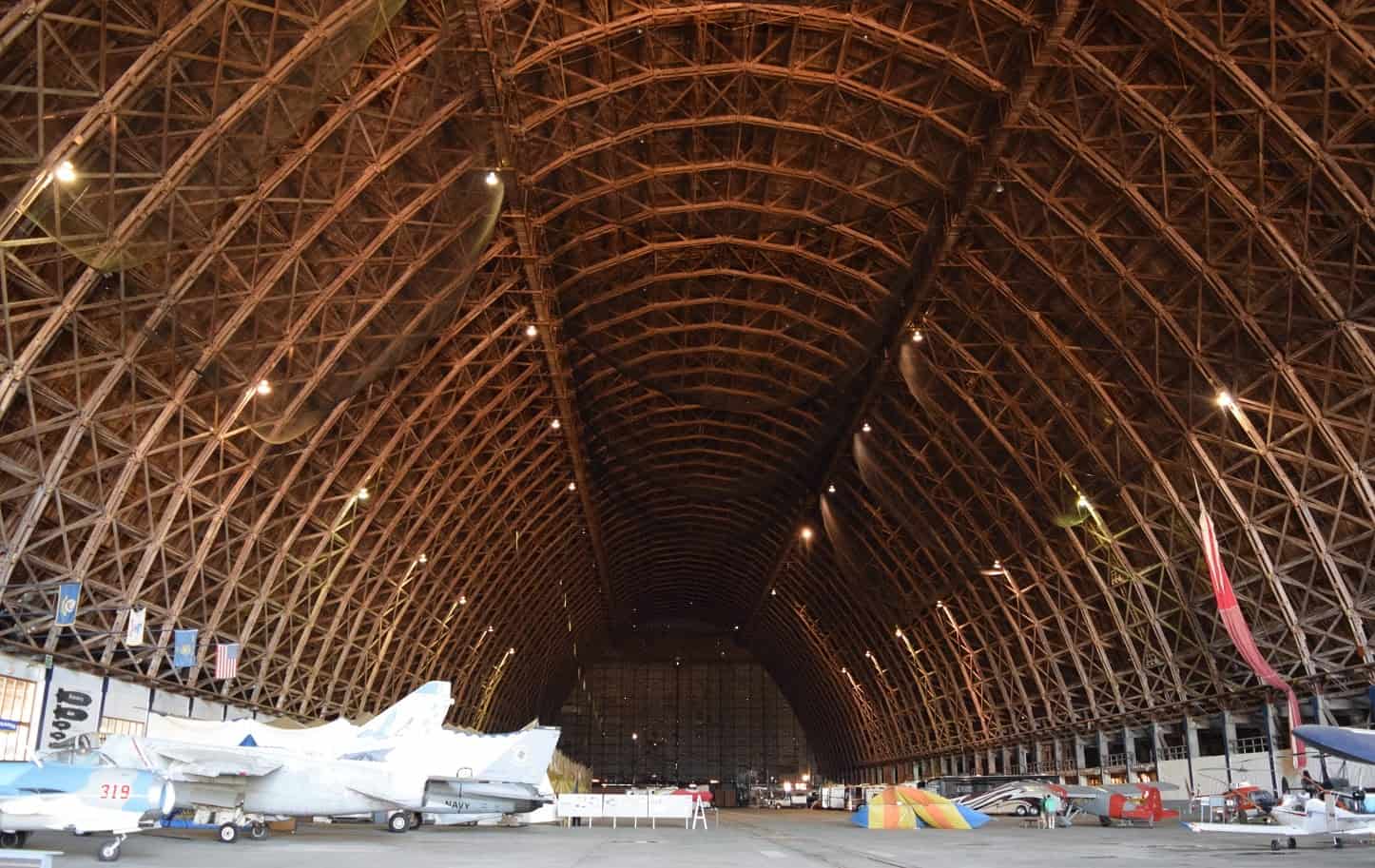 Hangar B at the Naval Air Station in Tillamook, Oregon