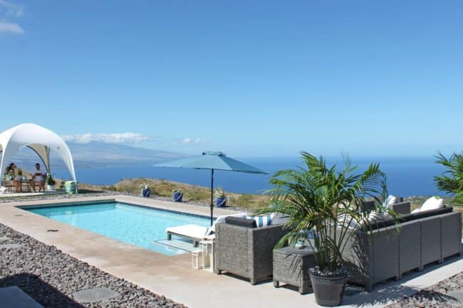 weatherport-canopy-10x10-poolside-cabana-in-hawaii-2 A 10’ x 10’ WeatherPort® Canopy creates the perfect poolside shelter and offers comfortable protection from the sun