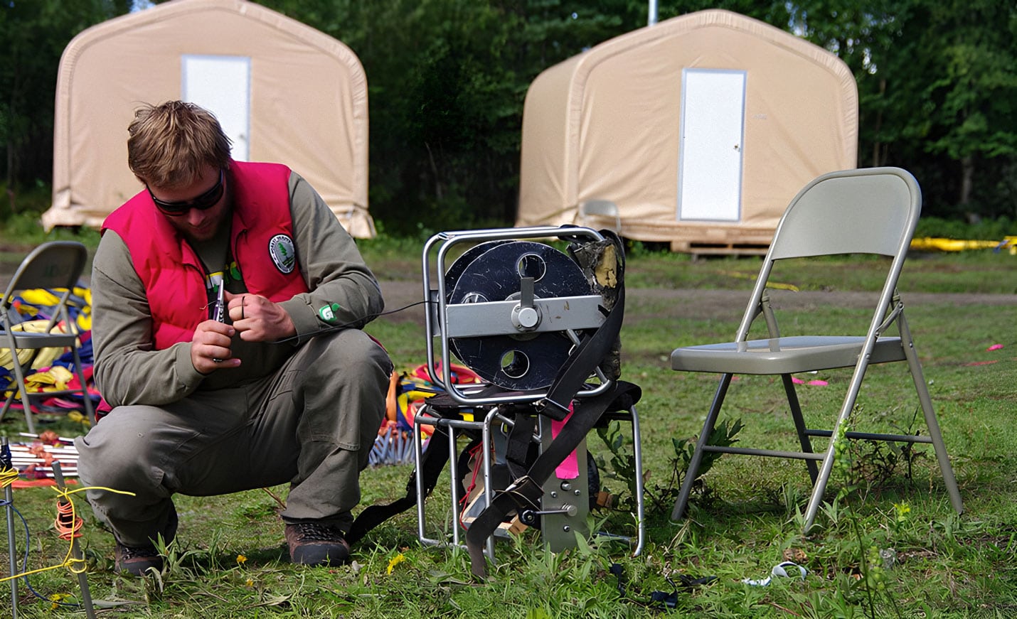 exploration-camp-from-alaska-minerals-using-gb-series-fabric-buildings-from-alaska-structures-1 An exploration camp operated by Alaska Minerals supports active fieldwork and data collection in a remote environment. The camp features GB Series™ pre-engineered fabric buildings from Alaska Structures®, providing reliable, rapidly deployable facilities for geological teams and exploration crews.