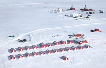 GB and HGB Series fabric buildings at the Kennady North Diamond Project camp in the Northwest Territories